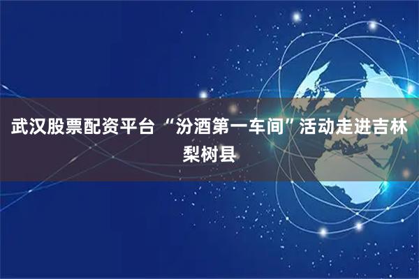 武汉股票配资平台 “汾酒第一车间”活动走进吉林梨树县